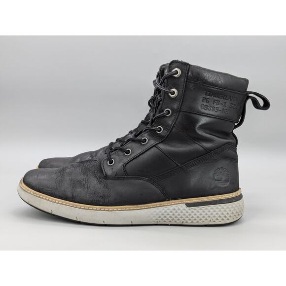 Timberland Men\'s Crossmark Utility Black Nubuck Chukka Boots A1TTF Size 9.5 main image 4